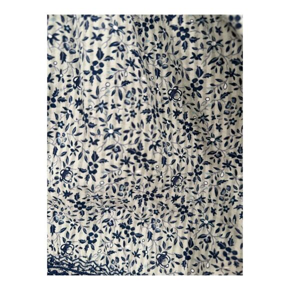 Madewell Top Plus Jeanette Florentine Floral blue size 2X - Picture 5 of 9